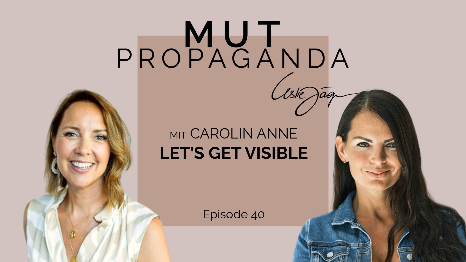 Let´s get visible – im Interview mit Carolin Anne